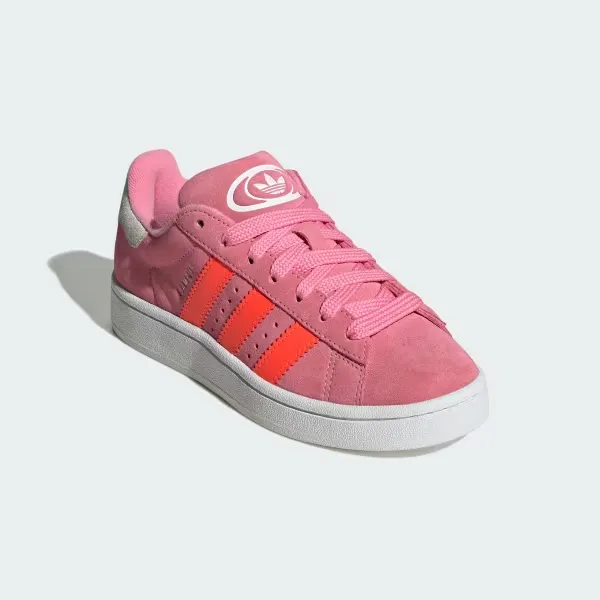 Adidas Kid's Campus 00S Shoes - Bliss Pink / Solar Red / Cloud White