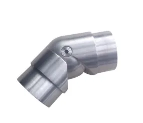 Adjustable Elbow Joiner - Ball Type.  38.1mm x 1.6mm tube. Mirror Polish