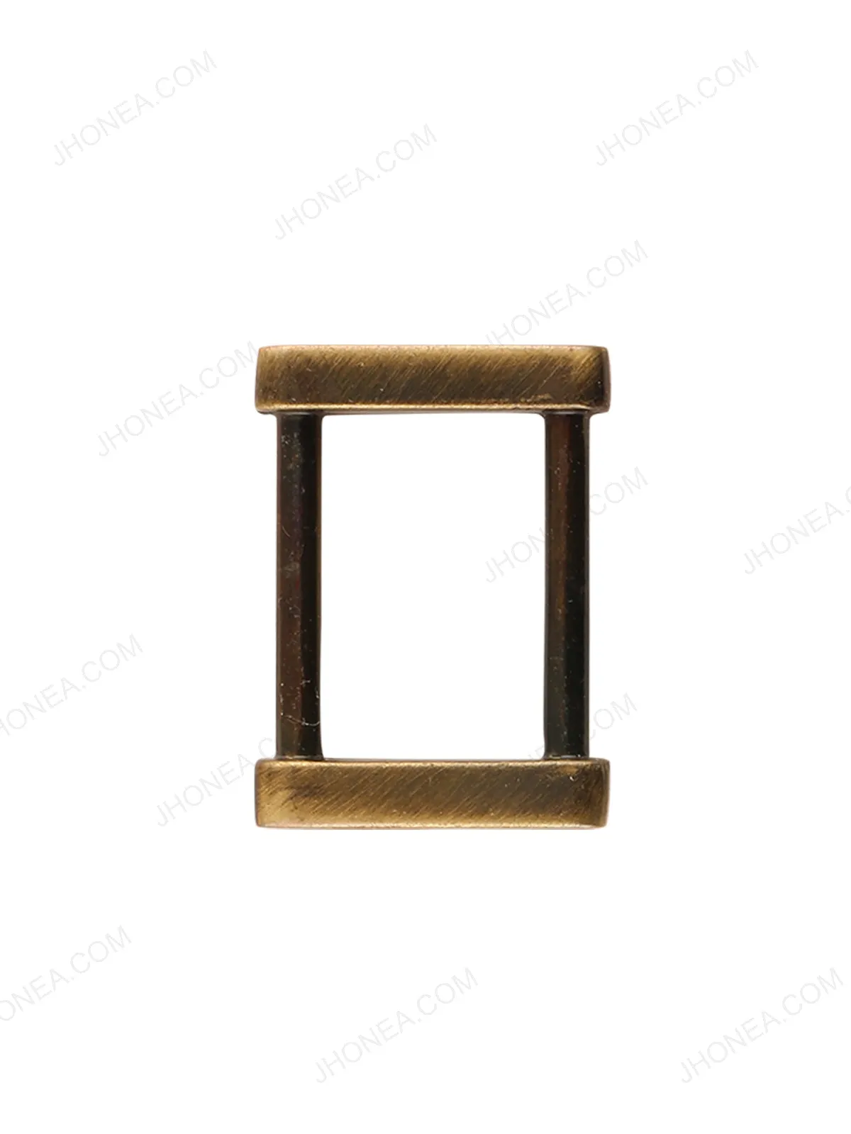 Antique Brass Rectangle Frame Sliding Webbing Buckle