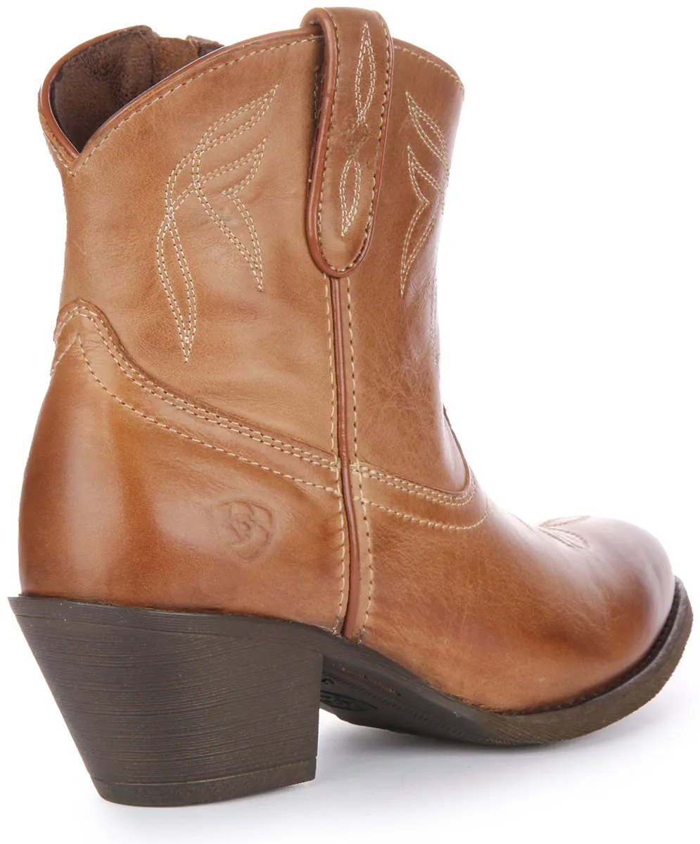 Ariat Darlin Westrn In Brown Tan For Women