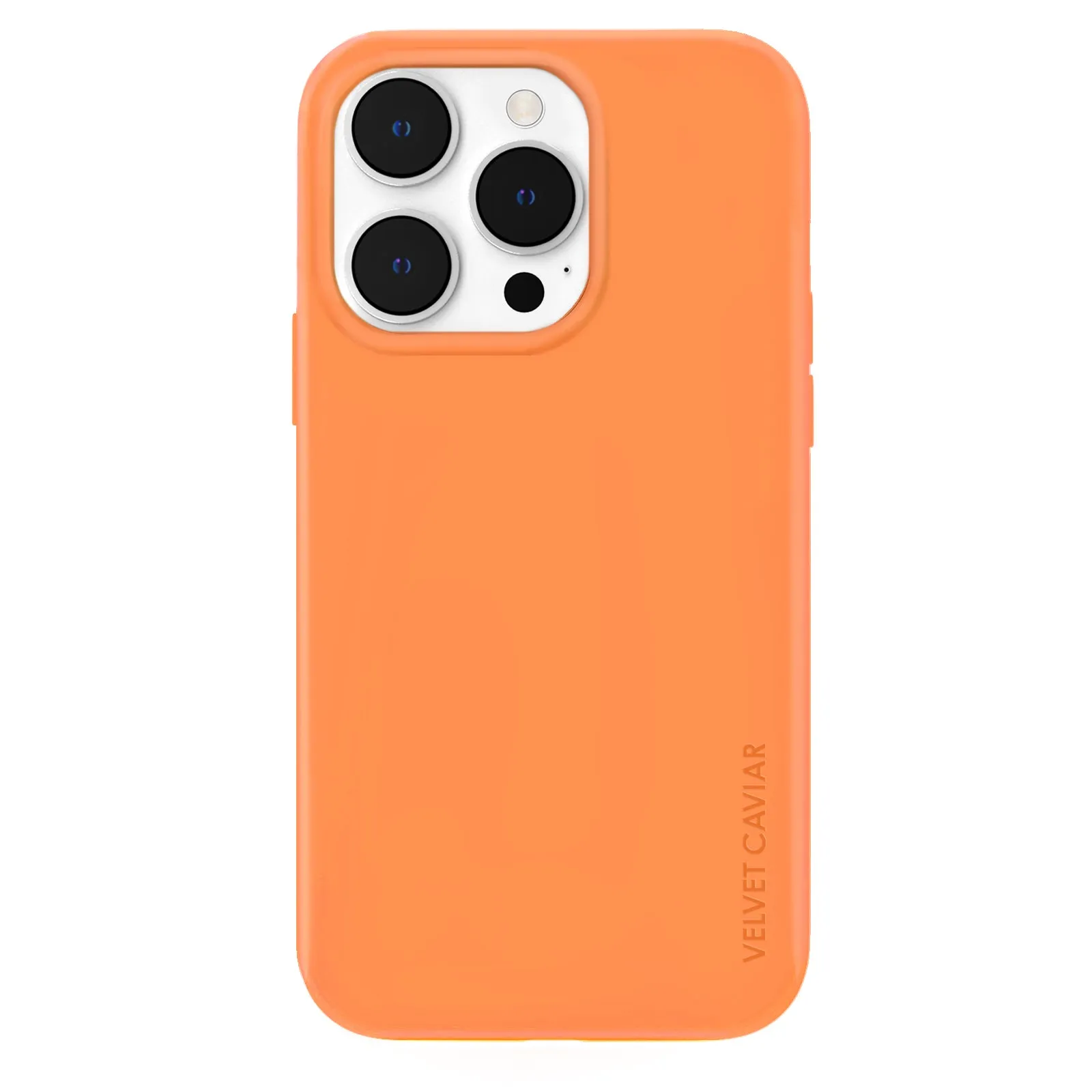 Bright Orange Silicone iPhone Case