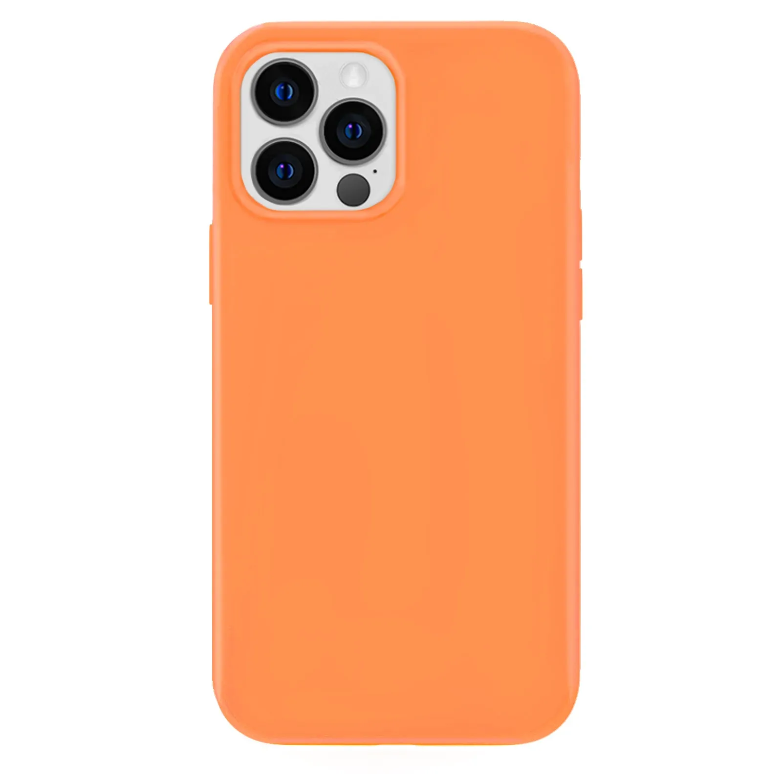 Bright Orange Silicone iPhone Case