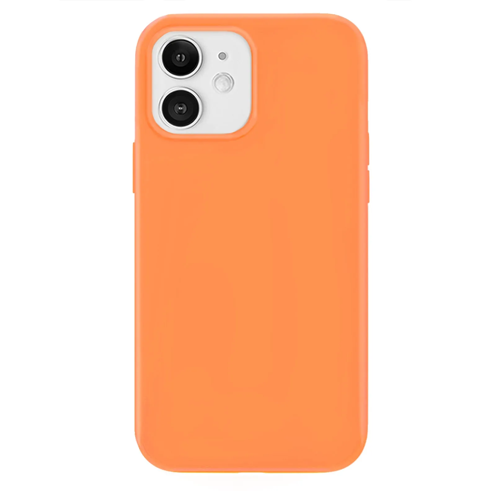 Bright Orange Silicone iPhone Case