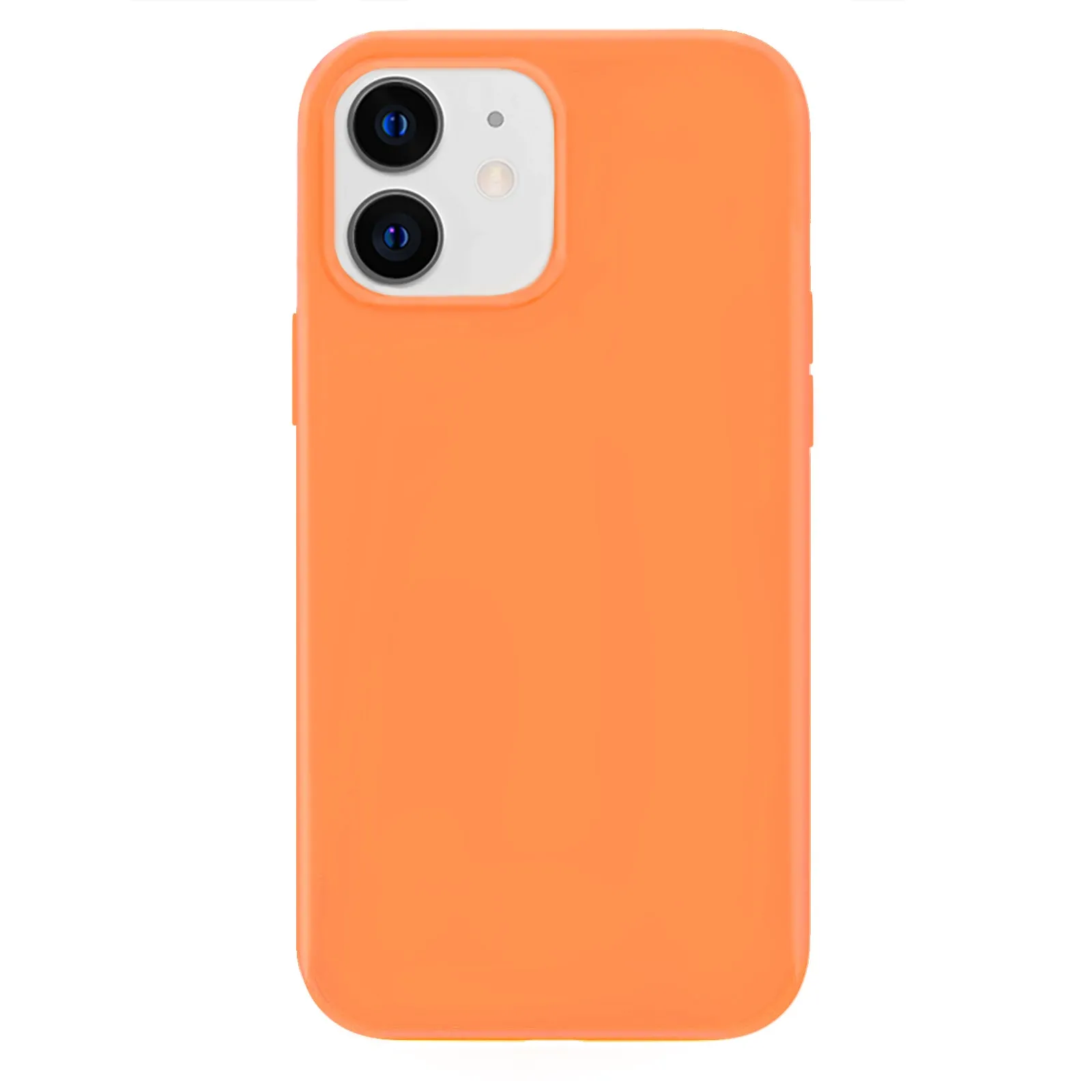 Bright Orange Silicone iPhone Case