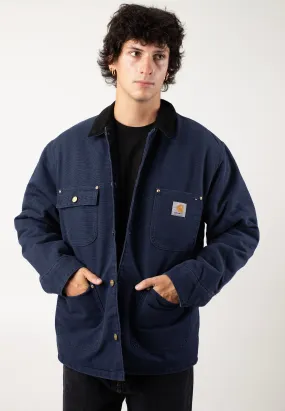 Carhartt WIP - Og Chore Coat Aged Canvas Air Force Blue/Black - Jacket