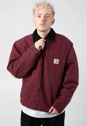 Carhartt WIP - Og Detroit Aged Canvas Malbec/Black - Jacket