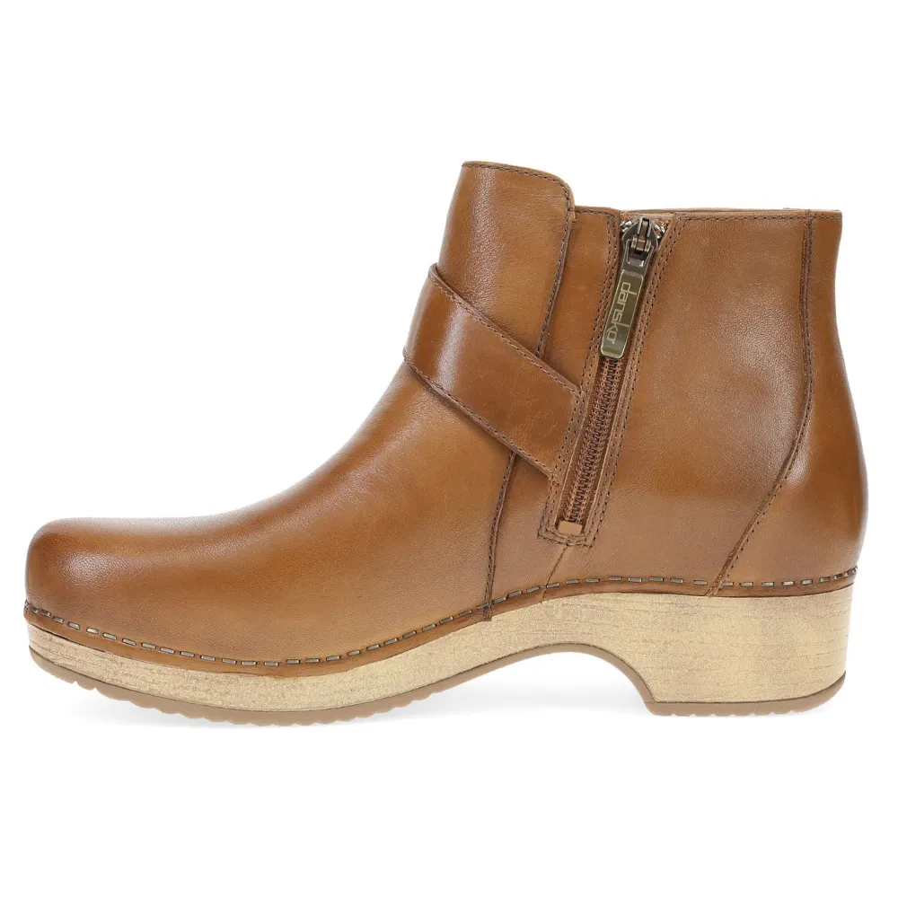 Dansko Brennan Tan Calf Leather Boot (Women's)