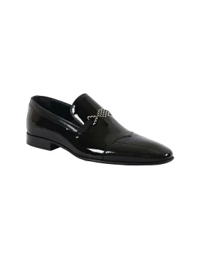 Franco Gabbani Patent Leather Black Dress Shoe By HITZ