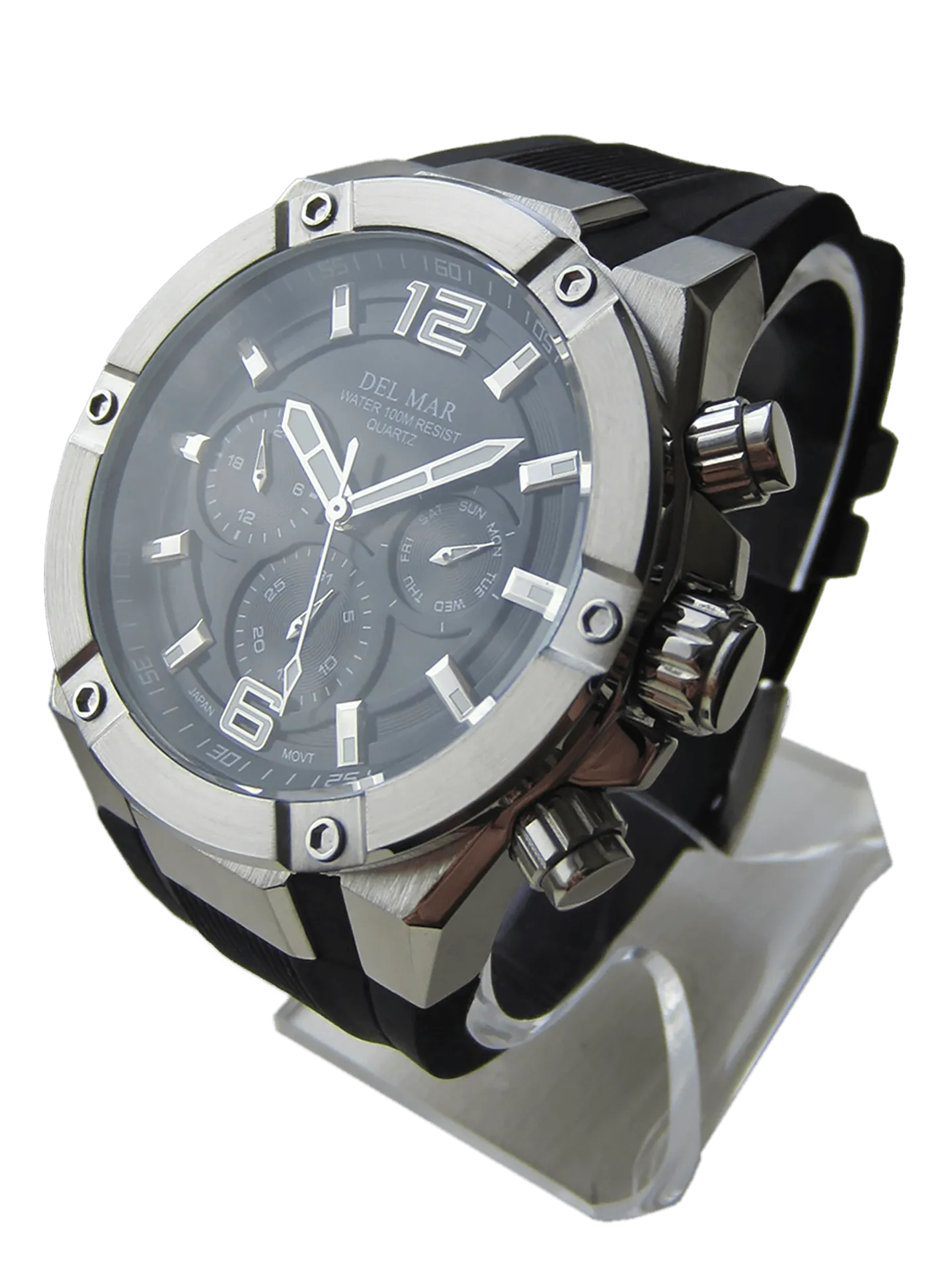 Men's Black Dial Multi-function Watch - #50394