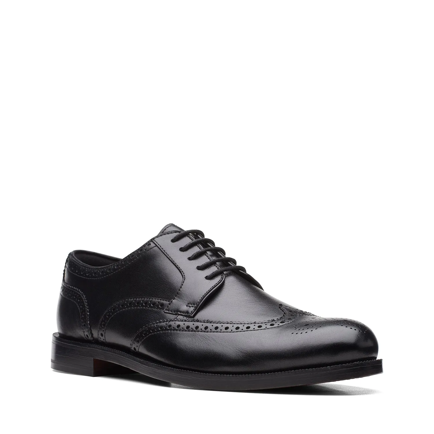 Mens - Craftdean Wing Black Leather