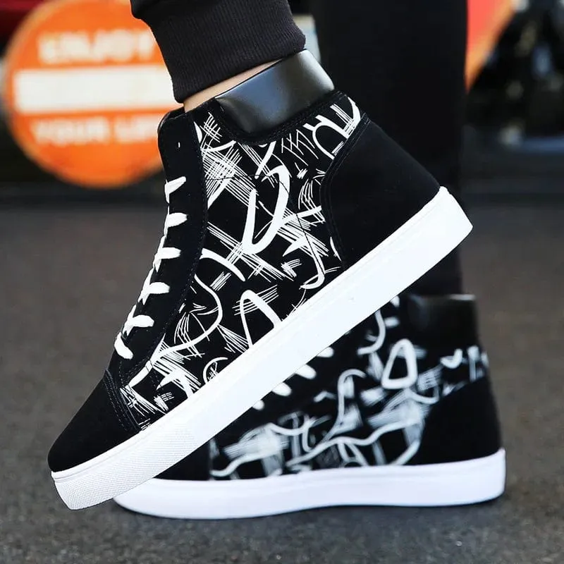 Men's Fashion Sneakers Canvas Shoes Breathable Cool Streetwear Shoes