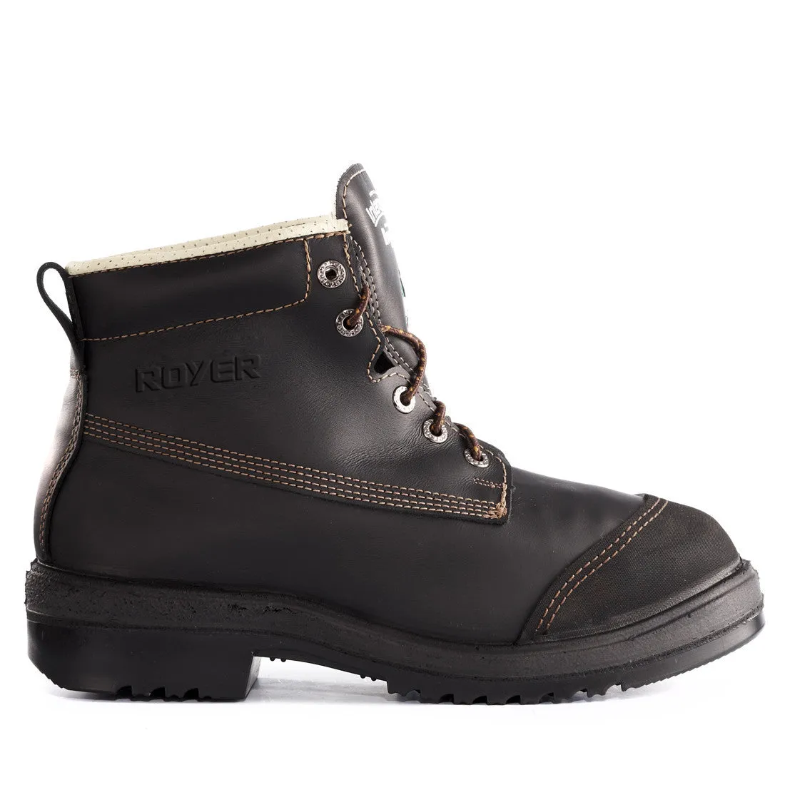 Royer 2251xpj Unisex 6" Internal Metatarsal Steel Toe Work Boot - Black