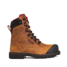 Royer Revolt Men's 8" Waterproof Composite Toe Work Boot With Vibram - Brown 8990RT