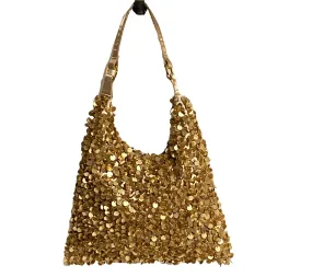 Sequin Beaded Shoulder Bag