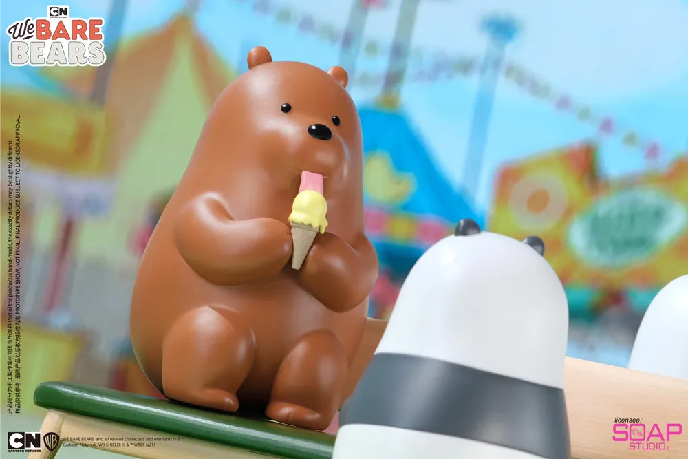 Soap Studio CA170 We Bare Bears: Ice Cream Lovers Grizzly Ver. Figure Statue