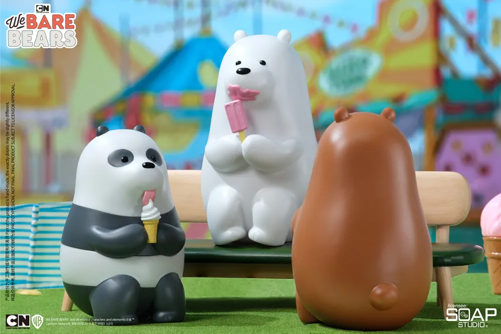 Soap Studio CA170 We Bare Bears: Ice Cream Lovers Grizzly Ver. Figure Statue