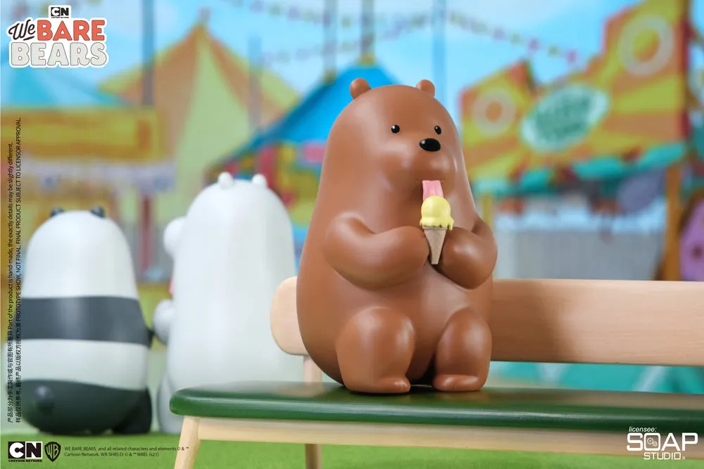 Soap Studio CA170 We Bare Bears: Ice Cream Lovers Grizzly Ver. Figure Statue